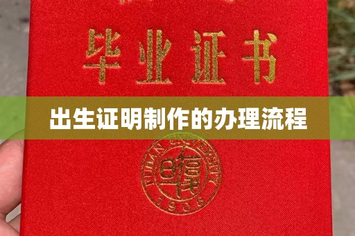 老边出生证明制作的办理流程